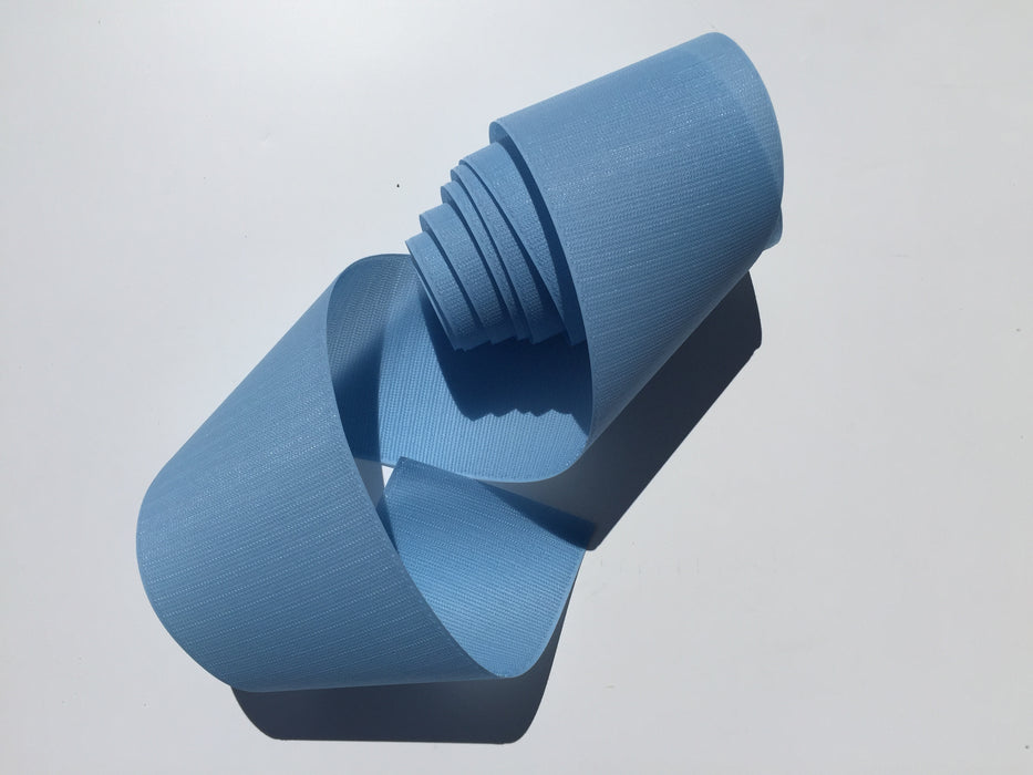 Velcro hook 10 cm. Lyseblå