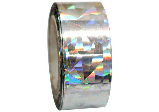 Tape Crackle Metallic Silver