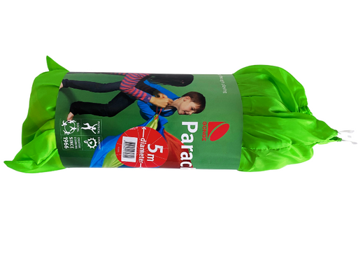 Faldskærm til gymnastik i bedste kvalitet.
Fremstillet af rivfast ripstop nylon.
Flerfarvet i regnbuens farver.
