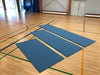 2,3 og 4 m. gymnastikmåtte til hjemmetræning. Kan købes i den længde du ønsker om til 20 m. 