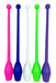 Fluo Pink, Mala gymnastikkølle 35,5 cm til børn/junior til rytmisk gymnastik. Gymnastik håndredskab af høj kvalitet til både nybegyndere og øvede gymnaster.  
