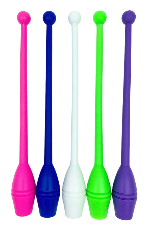 Fluo Grøn, Mala gymnastikkølle 35,5 cm til børn/junior til rytmisk gymnastik. Gymnastik håndredskab af høj kvalitet til både nybegyndere og øvede gymnaster.  

