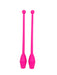 Fluo Pink, Mala gymnastikkølle 35,5 cm til børn/junior til rytmisk gymnastik. Gymnastik håndredskab af høj kvalitet til både nybegyndere og øvede gymnaster.  
